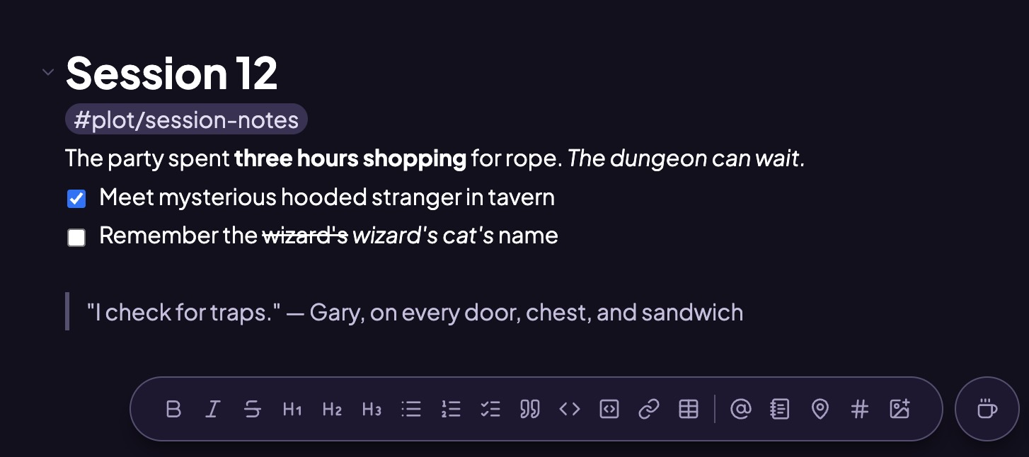 Notes